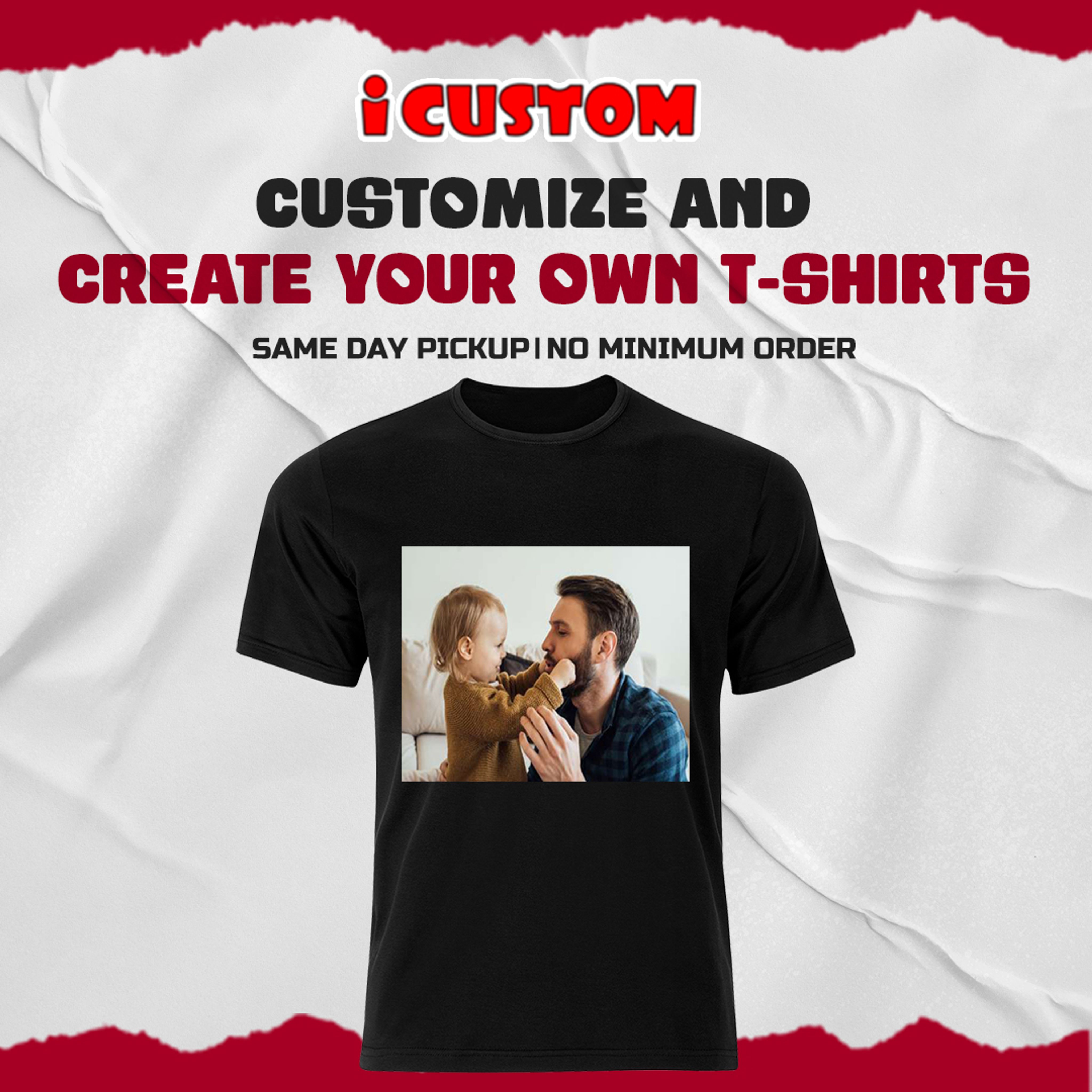 future by way of a custom t-shirt 