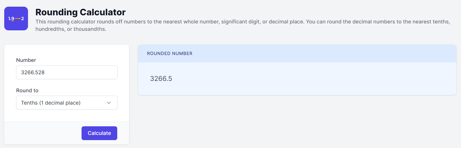 Rounding Calculator