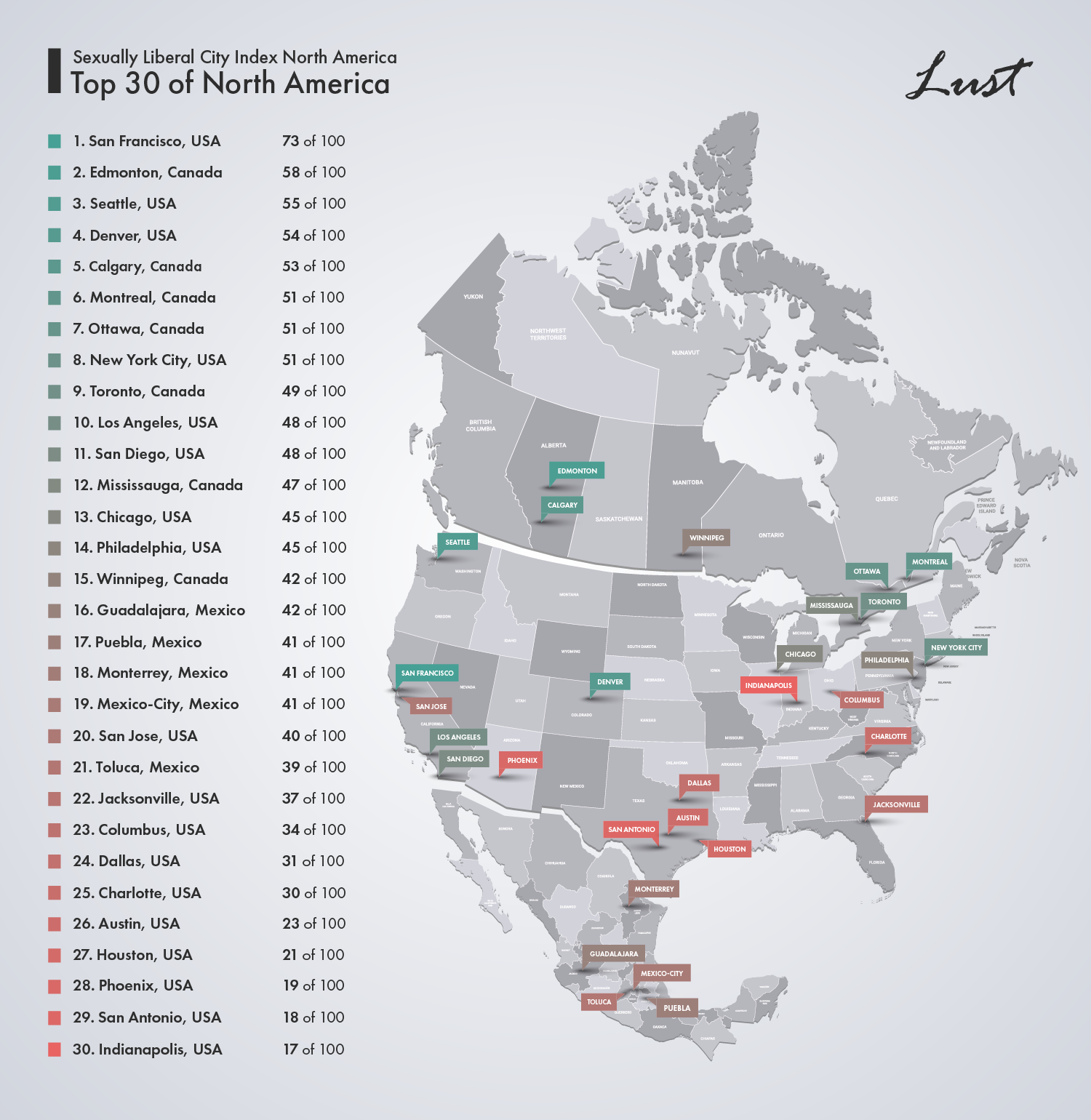 Study Reveals North Americas Most Liberal Cities of 2023 photo