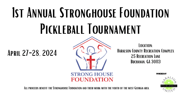 Strong House Foundation Set To Debut 1st Annual Pickleball Tournament