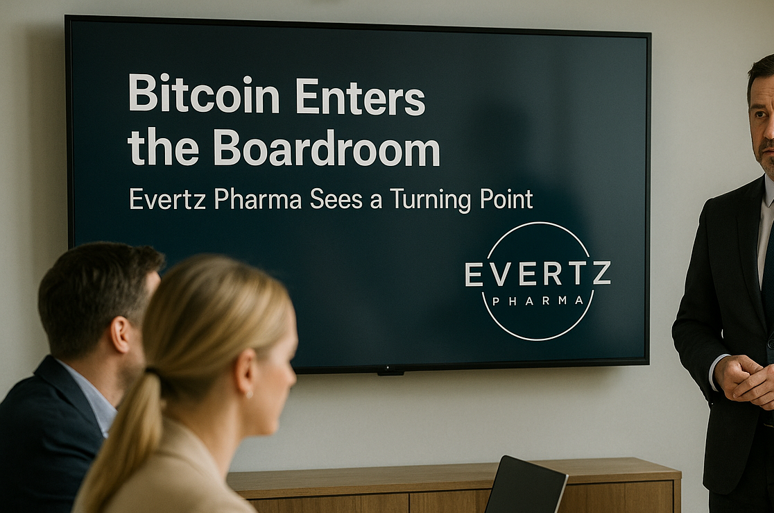 Bitcoin Enters the Boardroom – Evertz Pharma Sees a Turning Point