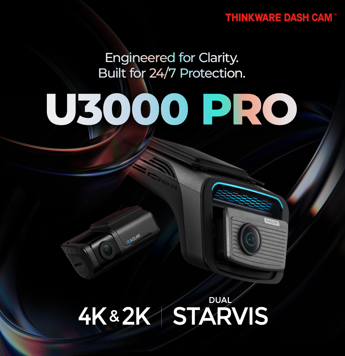 THINKWARE Introduces U3000 PRO: Flagship 4K/2K Dash Cam With Dual