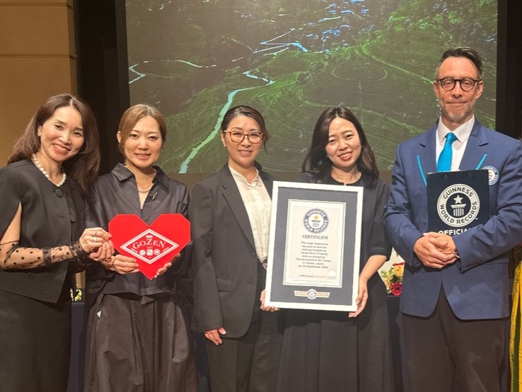 The world's most expensive Matcha Gozen sold for USD 500 per 50g