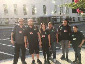 Calamus Enterprises commercial kitchen deep cleaning team on site, supporting compliance-driven food service environments.