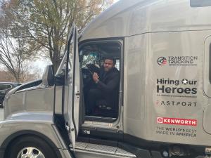 Charles Jones with Kenworth Truck