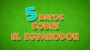 Thumbnail for Iguanodon video from LearningMole's free Spanish Dinosaurios collection