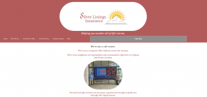 Silver Linings Insurance website