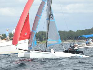 Weta trimaran for sail