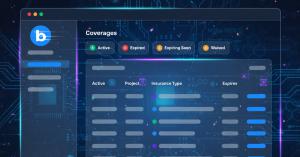 Illustration representing AI assistance for construction compliance and COI review.