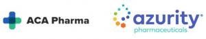 Logos of ACA Pharma and Azurity Pharmaceuticals
