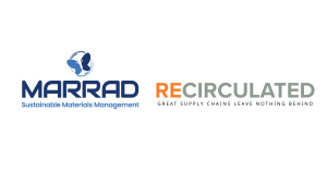 marrad and recirculated logos