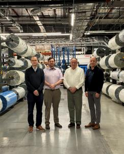 Madico Johnson Window Films Acquisition 4 - John Storms, William Davidson, Scott Davidson, Lawrence Constantin at Madico HQ