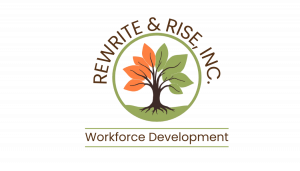 Rewrite & Rise Inc workforce development logo