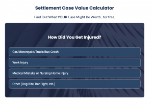 Free  personal injury settlement calculator