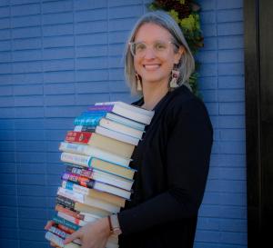 Bonfire Bookstore and Yarnery owner Kara Balcerzak