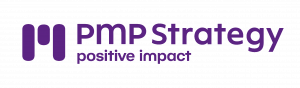 PMP Strategy logo en violet