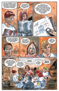 Creatures & Corridors interior preview page 1 featuring art by Andrea Mutti which sets the scene for the story