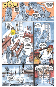 Creatures & Corridors interior preview page 2 with art by Andrea Mutti, which further reveals the threat of the scenario