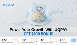 UQPAY $100 bonus offer