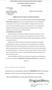 Palm Beach Order overlaps with Miami restraining order