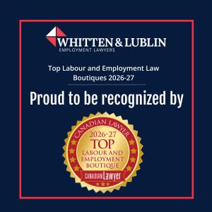 Whitten & Lublin - Canadian Lawyer award