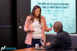 Genesis Systems CEO Shannon Stuckenberg Presents During UN Water Week at NASDAQ