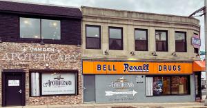Camden Apothecary at Historic Bell Rexall Pharmacy, Corner of Haddon & Kaighn Ave, Parkside Neighborhood of Camden, New JErsey