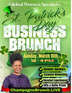 Violet Hobokela is a speaker at the St Patrick's Day Brunch