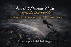 From Jaipur to Global Stages Harshit Sharma Music Expands Live Singer Services for Weddings and Events Worldwide