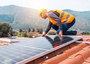 commercial solar panel installation Garfield