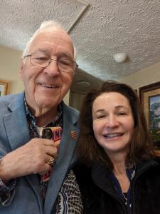 Don Green (L), CEO and Executive Director of The Napoleon Hill Foundation and M. Teresa Lawrence, President & Executive Director, The Trueness Project. Photo: Teresa/Don.