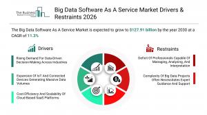Big Data Software As A Service Market Size