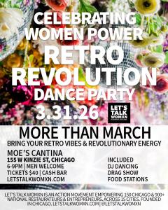 let s talk womxn event flyer