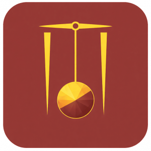 An icon representing Blind Spot #2. The Confidence Pendulum. From Hubris to Imposter Syndrome