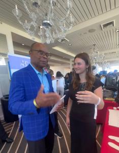 Mike Singletary, NFL Hall of Fame Linebacker, with Crumrine
