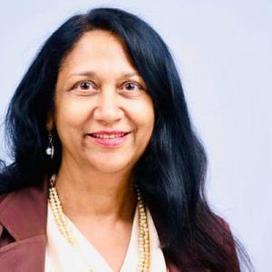 Photo of Dr. Kalyani Gopal, author of "Strong Roots, Safe Wings: An Illustrated Evidence-Based ACEs Informed, Trauma Reparenting Program for Parents, Caregivers and Helping Professionals"