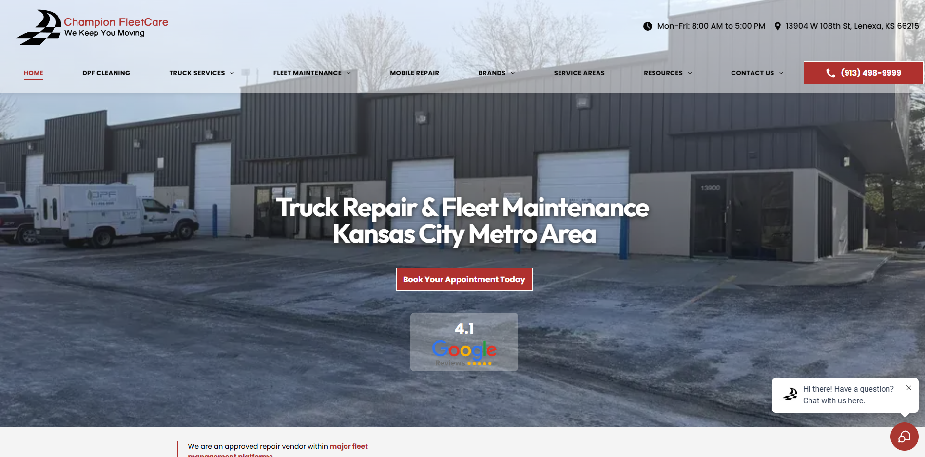 Truck Repair & Fleet Maintenance Kansas City Metro Area