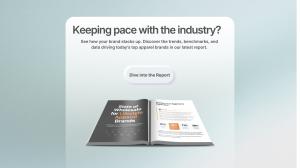 header image for 2026 State of Wholesale for Lifestyle Apparel Brands with open book on a page containing excerpt from the report 