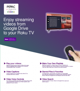 enjoy streaming videos from Google Drive on your Roku TV