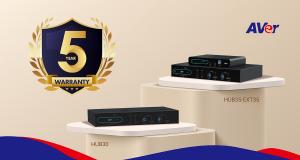 AVer HUB Series Now Includes 5-Year Warranty, Offering Lasting Support for Hybrid Workspaces 7 AVer HUB Series Now Includes 5-Year Warranty!