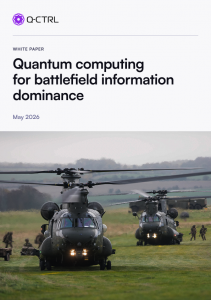 Q-CTRL Defines the Path to Quantum Battlefield Information Dominance for Core Military Problems in Promising New Outlook 7 q ctrl quantum computing battle