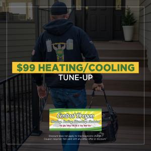 Central Oregon Heating, Cooling, Plumbing & Electrical is offering a $99 Heating/Cooling Tune-Up for Bend Homeowners