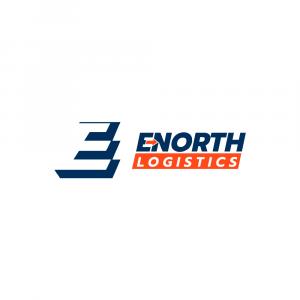 ENorth Logistics official company logo representing logistics, freight, warehousing, and fulfillment services across Canada and North America.