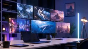 iMideo AI video platform interface and creative tools