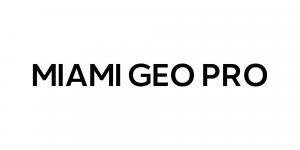 The official corporate logo for Miami GEO Pro - SEO, featuring modern typography and a pale lime-green accent.