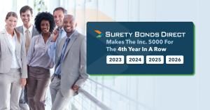 Surety Bonds Direct makes the Inc 5000 for the fourth year in a row.
