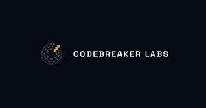 Codebreaker Labs logo: a circular dial of tick marks crossed by a gold spoke, beside the words