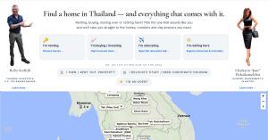 Screenshot of the BAANLYY homepage at baanlyy.com