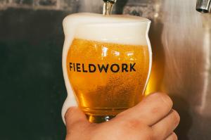 A Draft Pour of Headliner N/A IPA