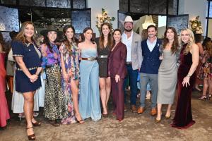 Sky High for Kids Board Members Lilac Guzman, Tressie Ham, Logan Lester Tafelski, Christen Vestal, Jessica Morrison, Brittany Franklin, Michael Arispe, Danny Shaftel, Abbie Byrom-Botello, Anne Evers at the Sky High for Kids' annual Ladies Who Brunch event